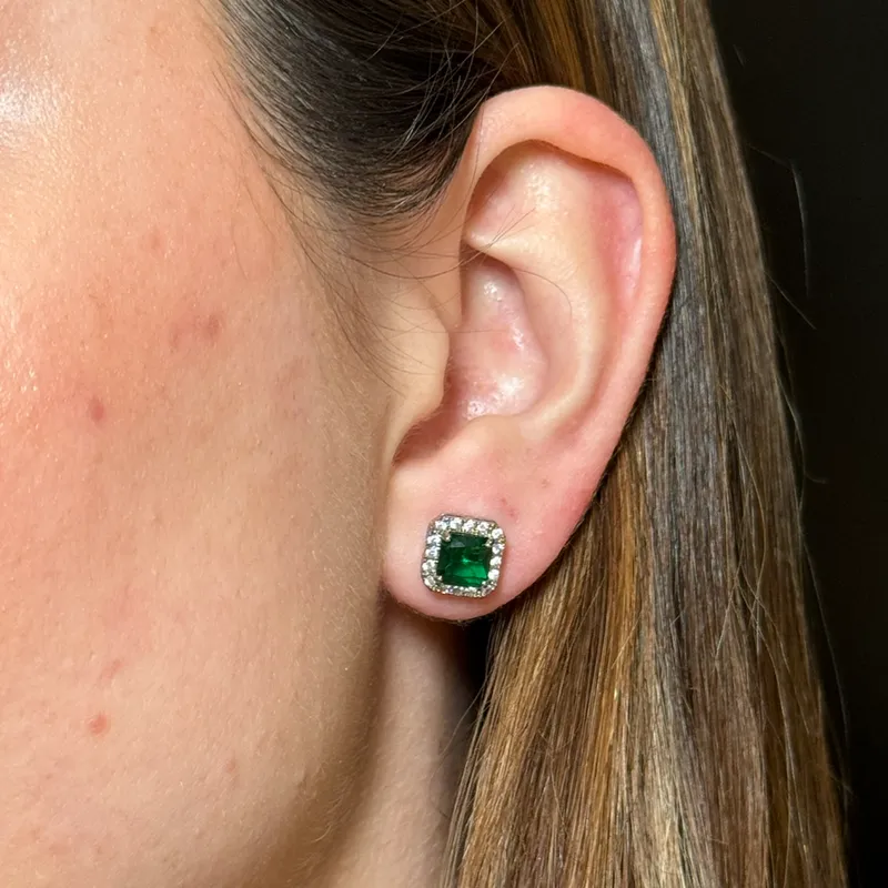 Aretes Pandora Cuadrados 