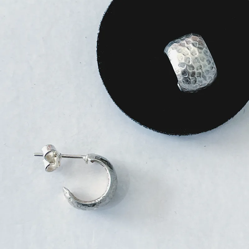 Argollas con textura originales