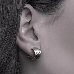 Argollas con textura originales