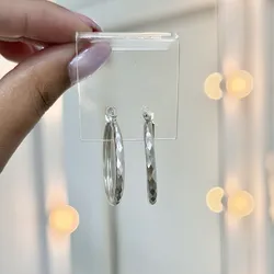 Argollas medianas originales con calado