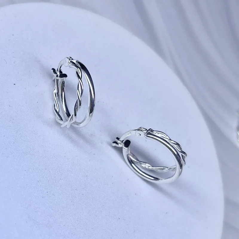 Aros doble argolla y doble modelo