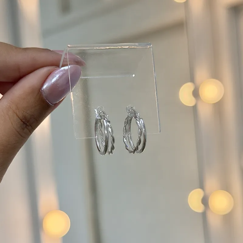 Aros doble argolla y doble modelo