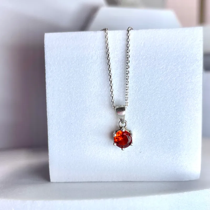 Cadena de perla naranja 