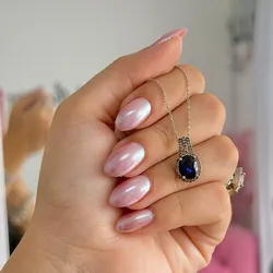 Cadena destello azul