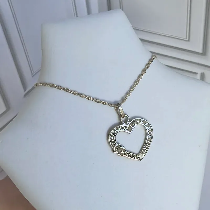 Cadena dije corazón