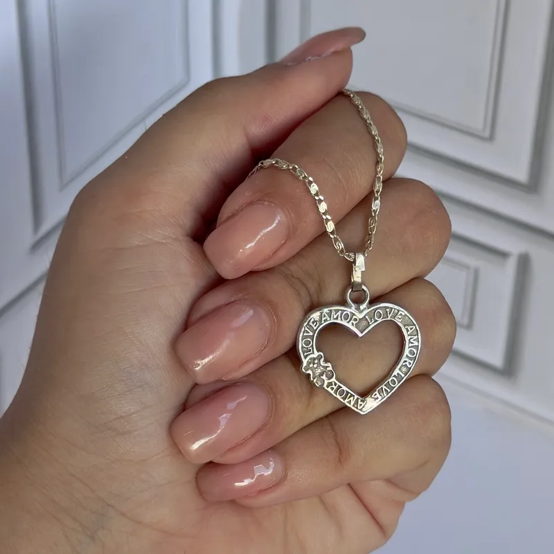 Cadena dije corazón
