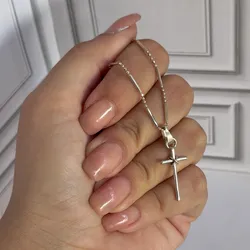 Cadena dije crucifijo 