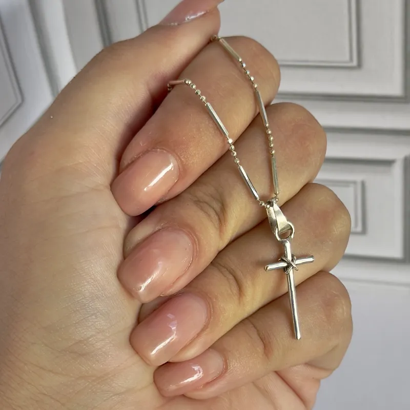 Cadena dije crucifijo 