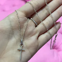 Cadena dije crucifijo 