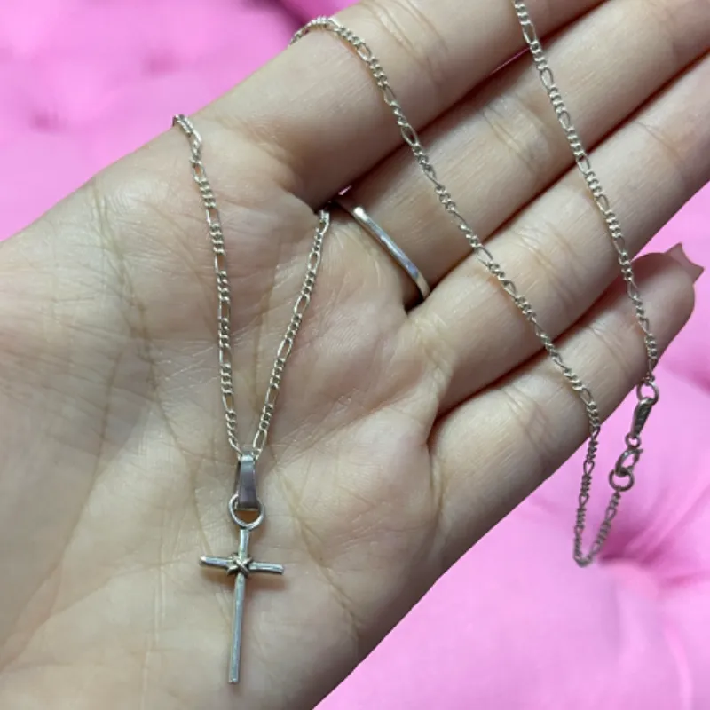Cadena dije crucifijo 