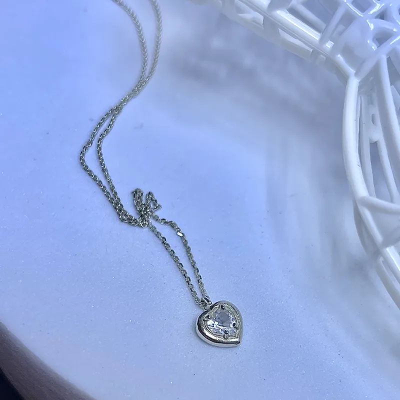 Cadena dije de corazón 