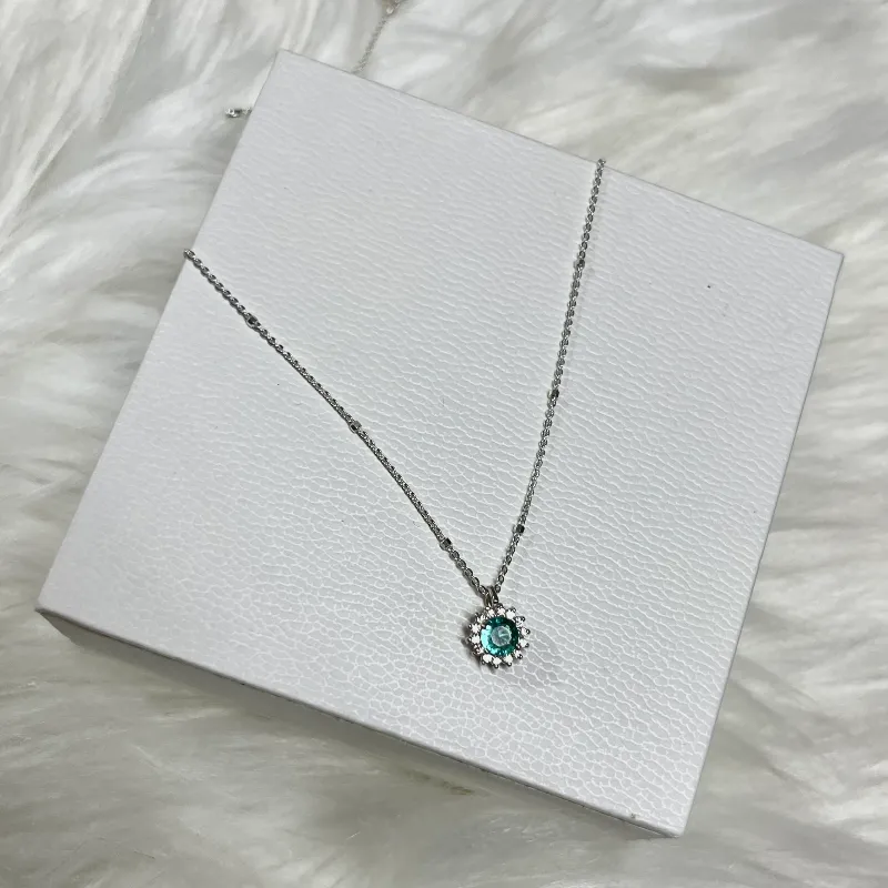 Cadena dije perla verde