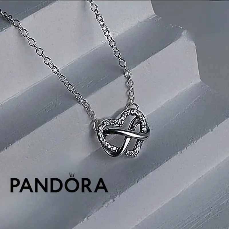  Cadena Pandora corazón infinito