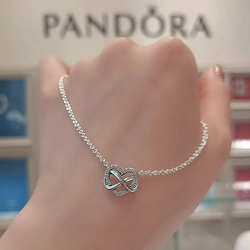  Cadena Pandora corazón infinito