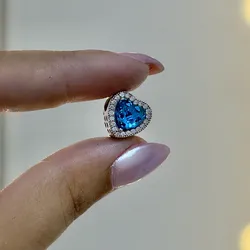 Charm Corazón azul