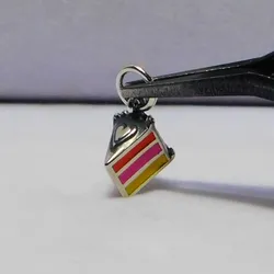 Charm trocito de pastel