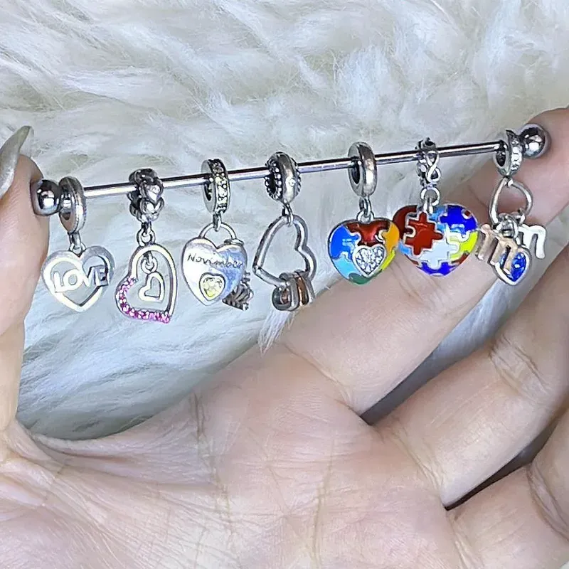 Charms de corazones 