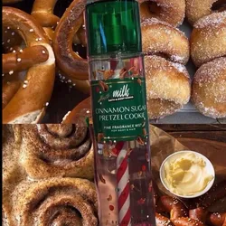 Bath and Body Works Cinnamon Sugar Pretzel Cookie Splash