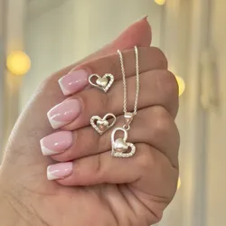 Conjunto corazones