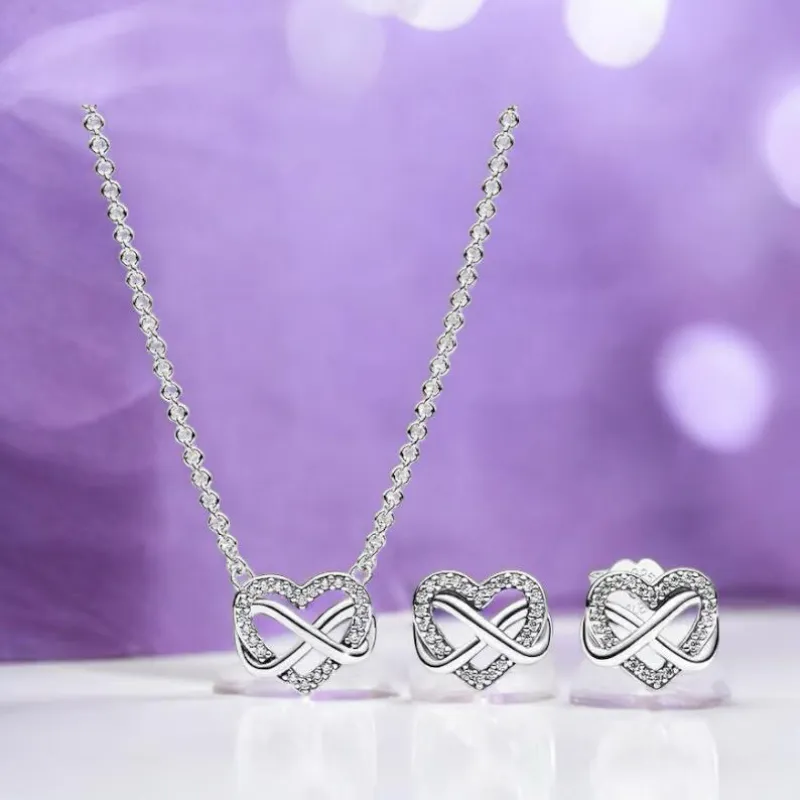 Conjunto Pandora corazón infinito 