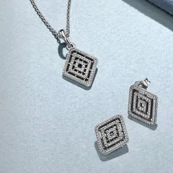 Conjunto Rombos en pedrería 