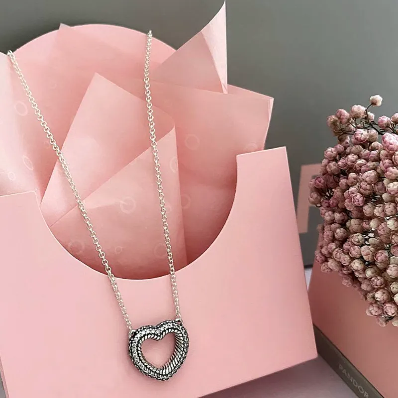 Cadena Pandora Corazón Pavé