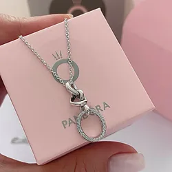 Cadena Pandora Nudo corazón 