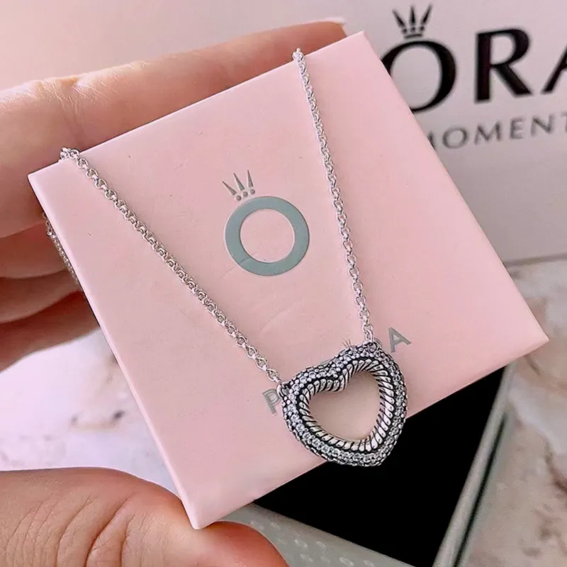 Cadena Pandora Corazón Pavé