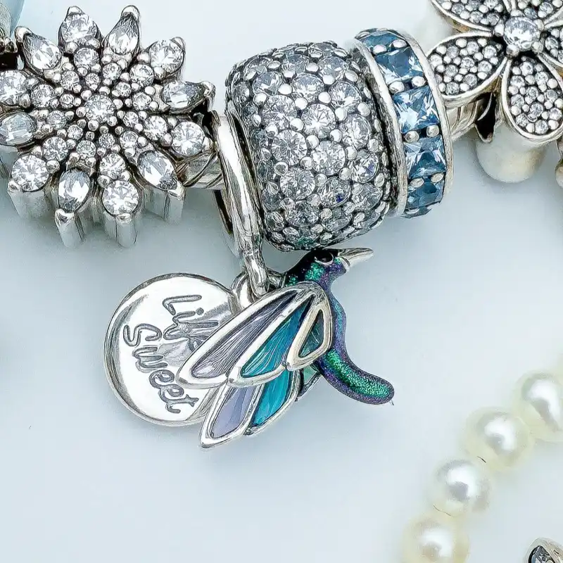 Pulsera armada temática azul