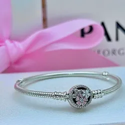 Pulsera flexible Padro de flores 