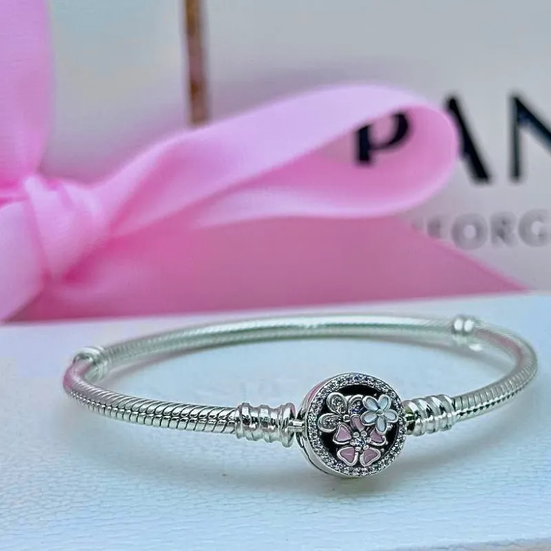 Pulsera flexible Padro de flores 