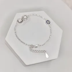 Pulsera infinito + ojo turco 