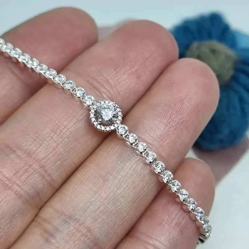 Pulsera Pandora circonias 