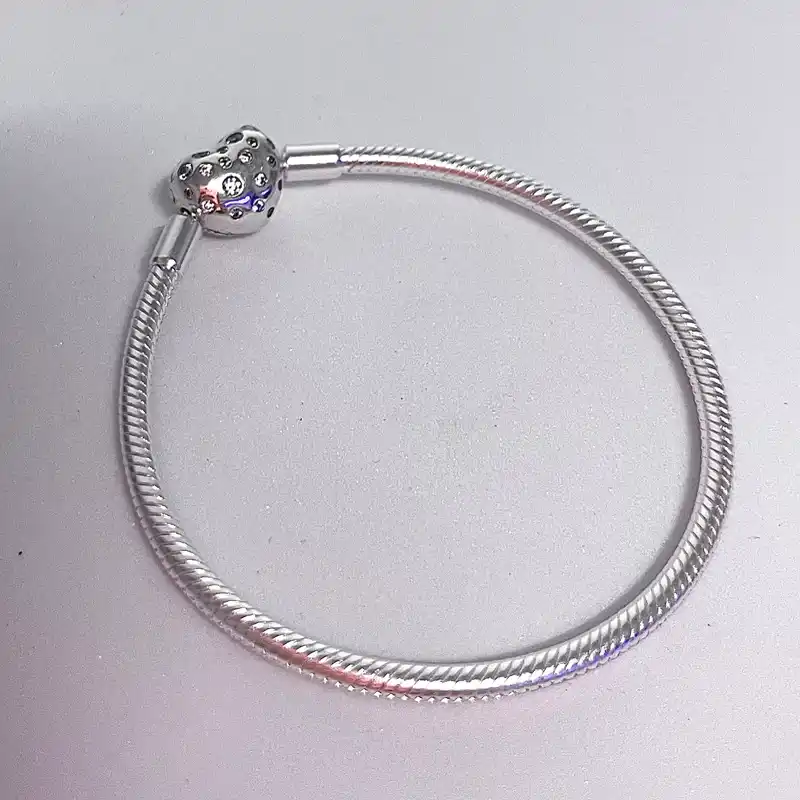 Pulsera Pandora corazón con perlas 