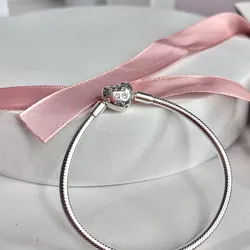 Pulsera Pandora corazón con perlas 