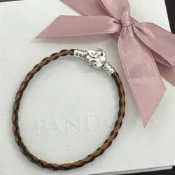 Pulsera Pandora de cuero 