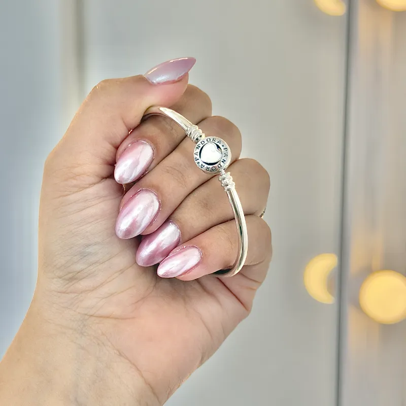 Pulsera rígida corazón clásico