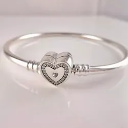 Pulsera Rigida corazón 