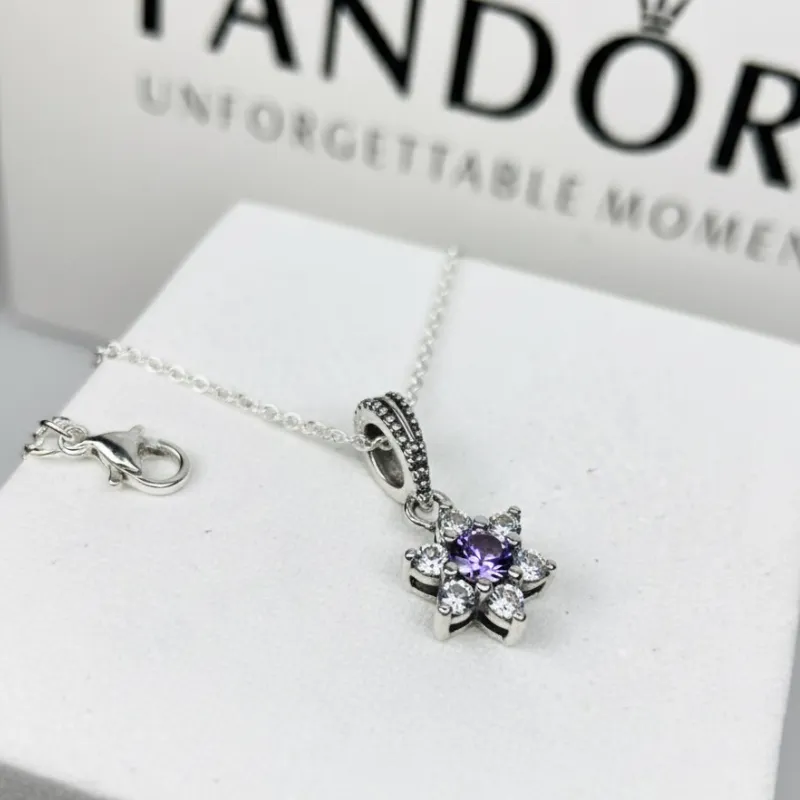Cadena Pandora Destello Malva 