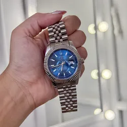 Reloj Rolex Azul Oscuro