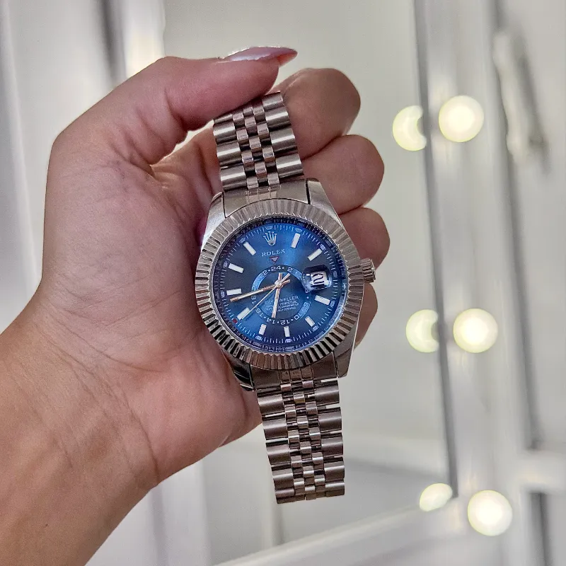 Reloj Rolex Azul Oscuro