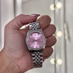 Rolex de mujer esfera rosa