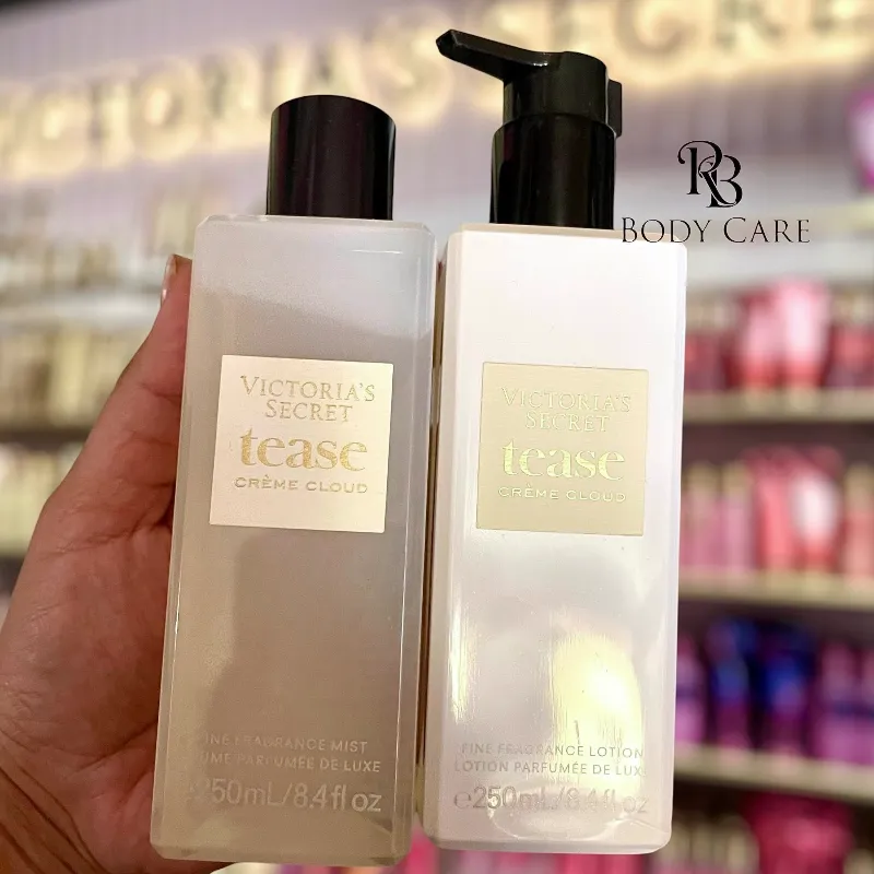 Set Tease Cloud Victoria Secret (Crema+Bruma)