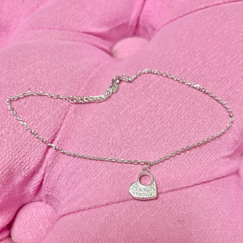 Tobillera corazón 