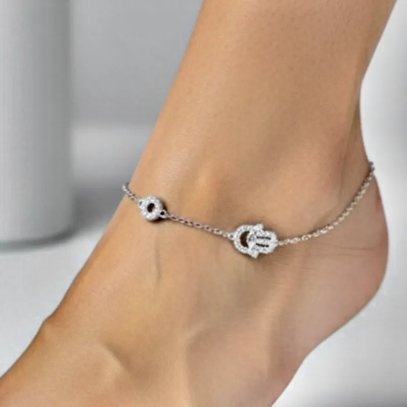 Tobillera Mano de Fátima 