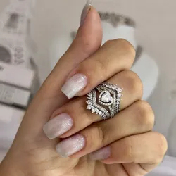 Trio de anillos Pandora