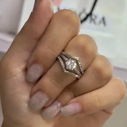 Trío de anillos Pandora