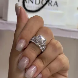 Trío de anillos Pandora
