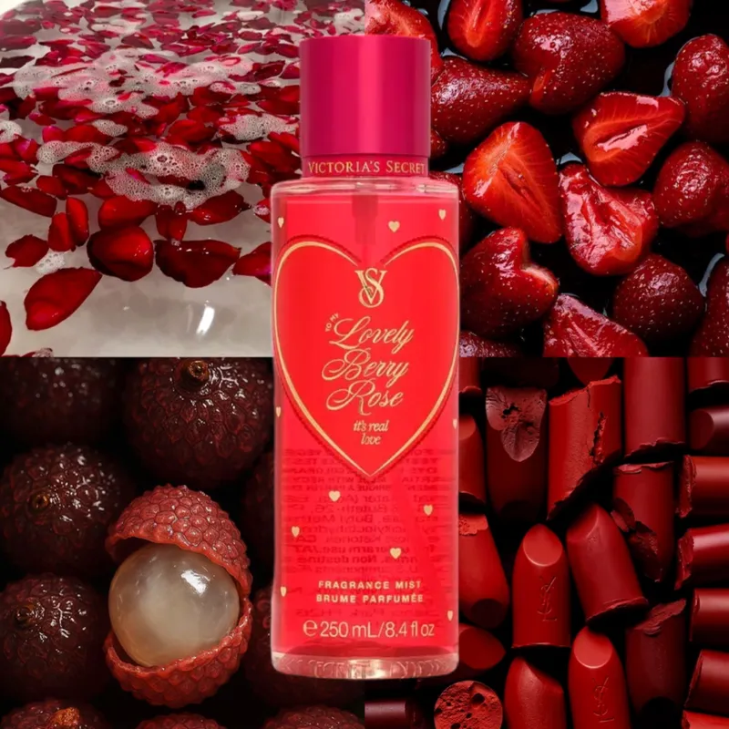 Victoria Secret Lovely Berry Rose Splash