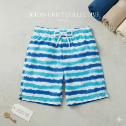 Bañador "Ocean Drift" – Estilo Náutico Moderno Talla 10-11años